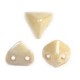 Cuentas de vidrio Super-Kheops® par Puca® - Opaque Beige Ceramic Look 03000/14413